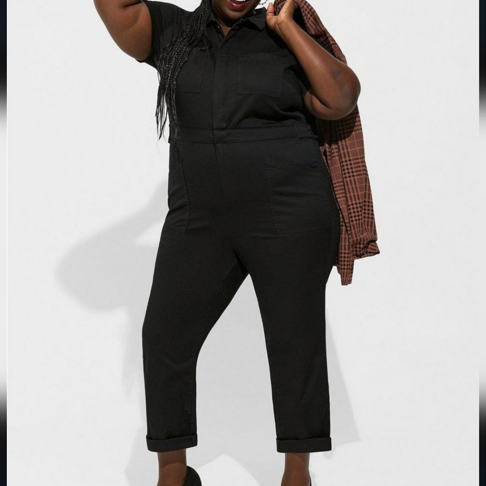 Twill jumpsuit